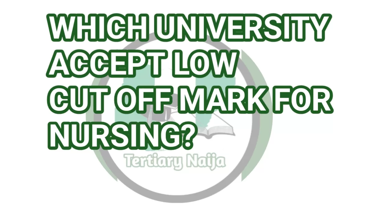 Which University Has The Lowest Cut Off Mark For Nursing