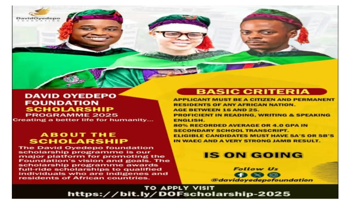 David Oyedepo Foundation Scholarship
