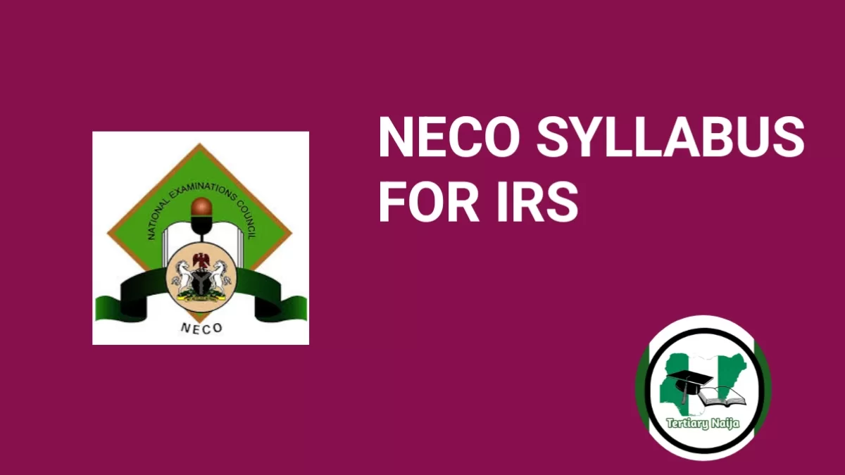 NECO Syllabus for IRS