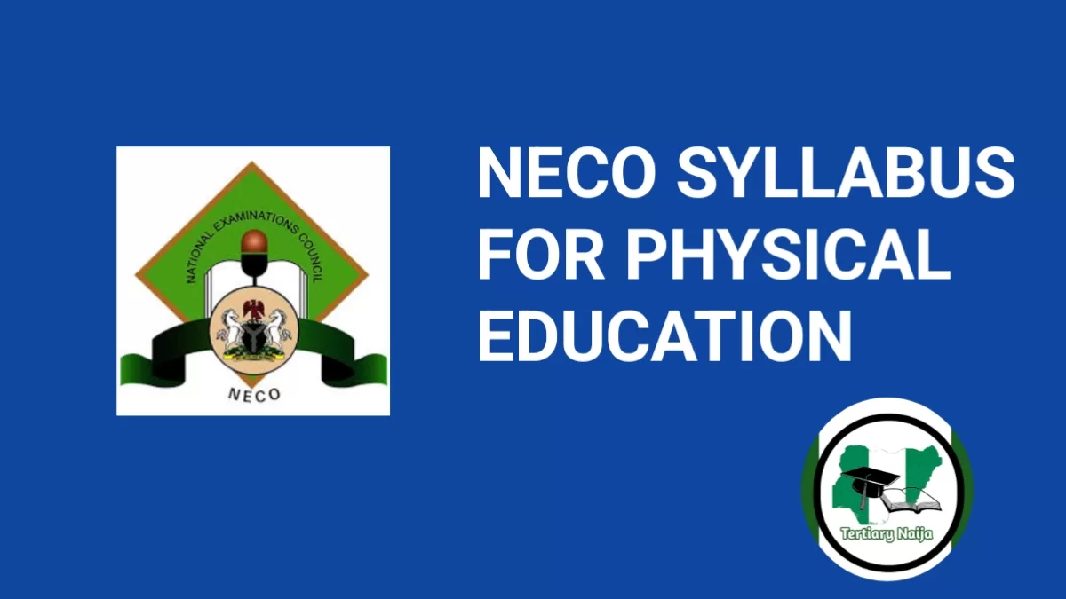 NECO Syllabus for Physical Education
